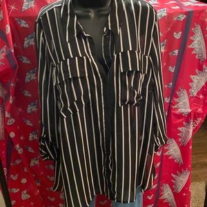 X-Large button down blouse